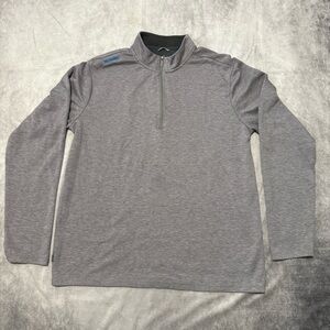 Elevate Gray Quarter-Zip Pullover